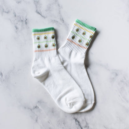 Juicy Fruit Casual Socks: Cherry