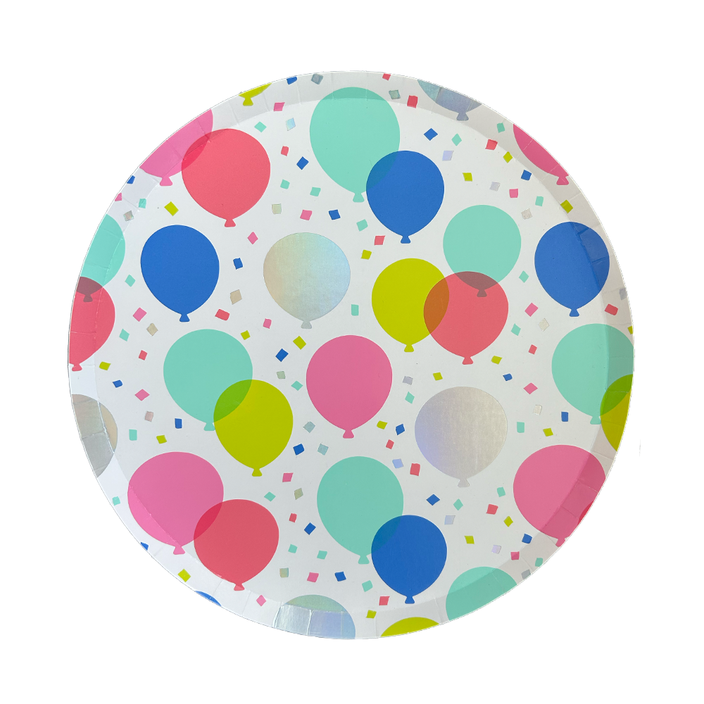 It's A Birthday Balloon Plates - Large