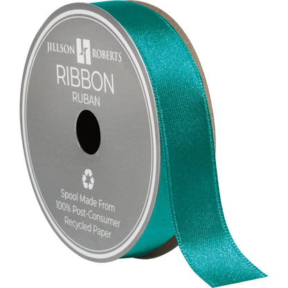 Turquoise - Satin Ribbon – 7/8"