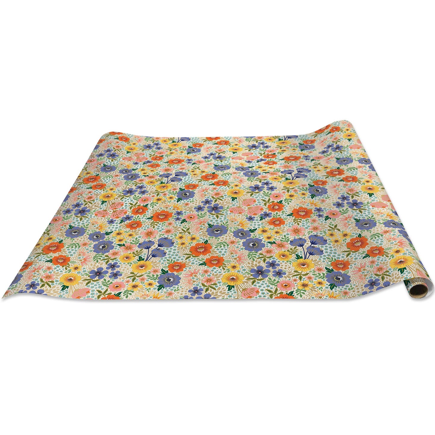 Golden Floral - Gift Wrap Rolls
