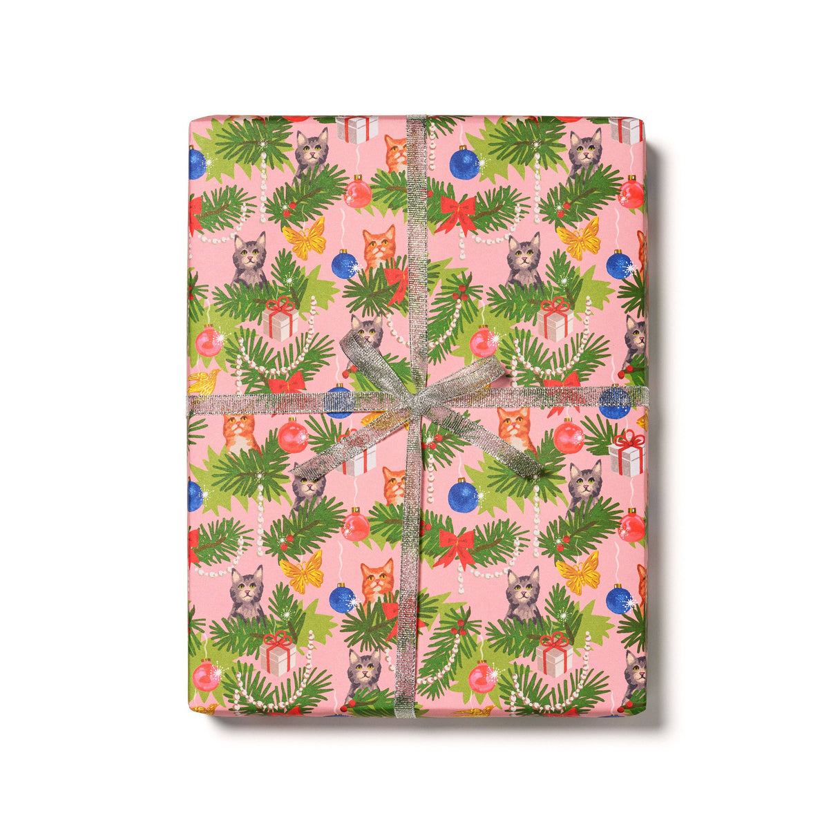 Meowy Christmas 10 ft wrap roll: 10 ft Roll