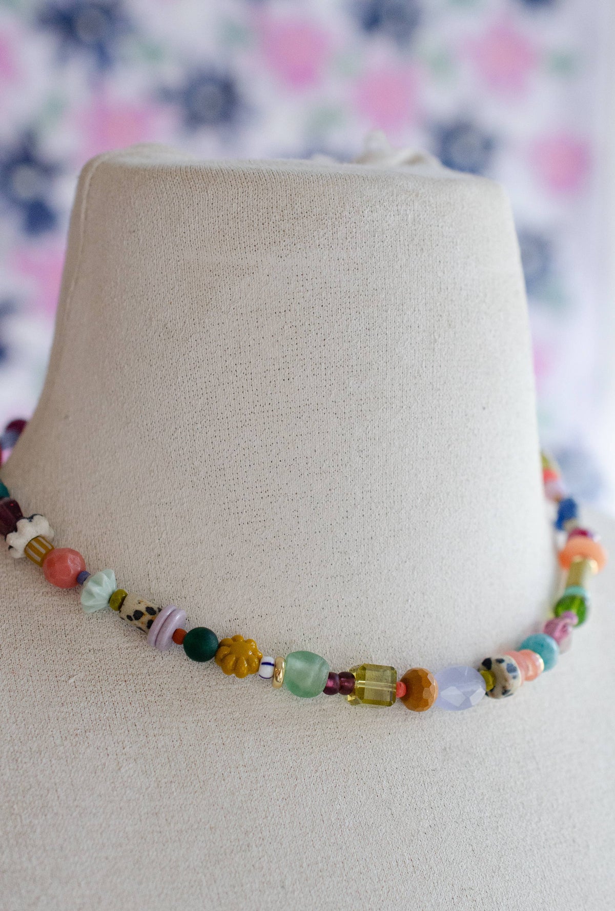 Beaded Colorful Friendship Necklace