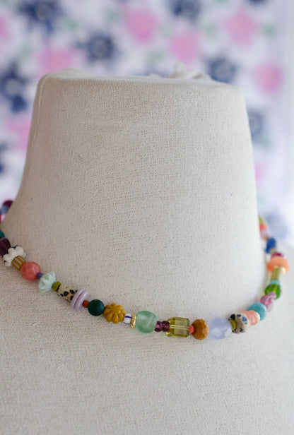 Beaded Colorful Friendship Necklace