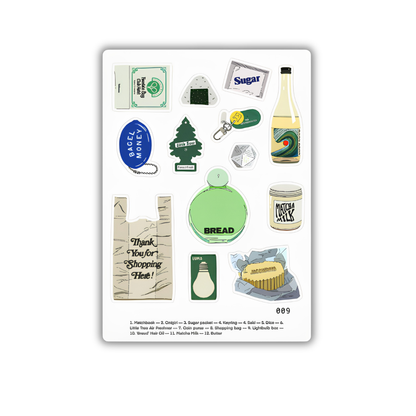 Trinket Sticker Sheet – Corner Store Finds Edition- Journal