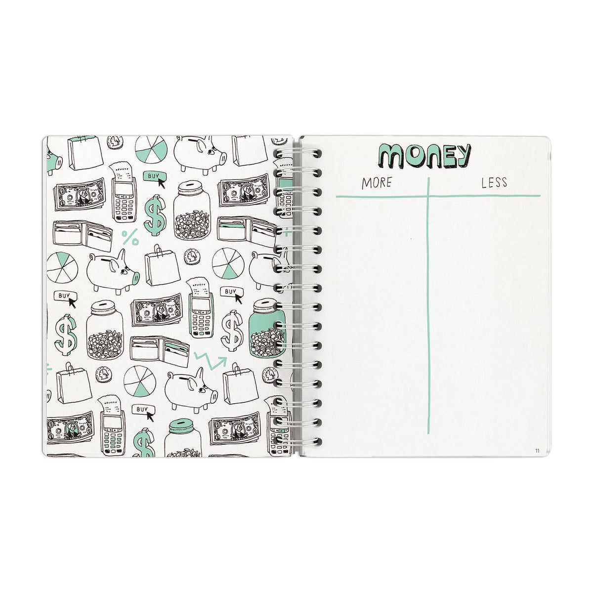 Julia Rothman More/Less Journal Guided Journal