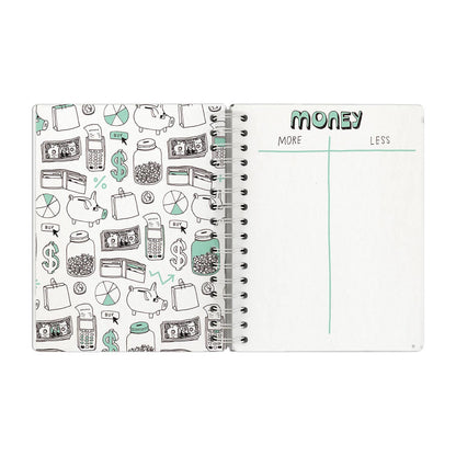 Julia Rothman More/Less Journal Guided Journal