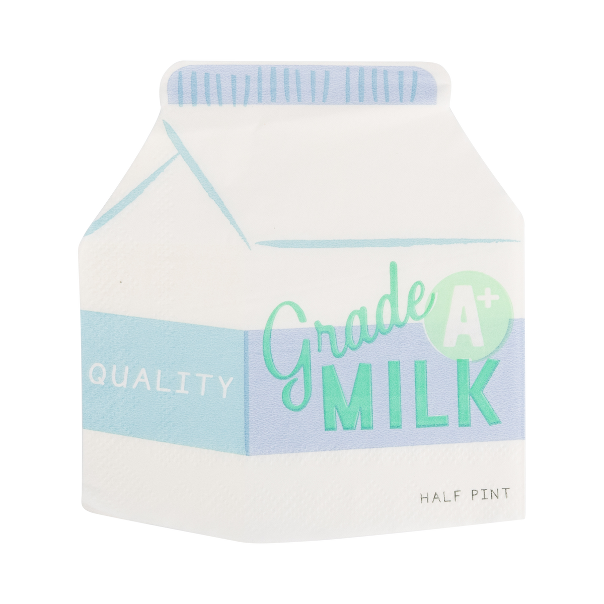 Milk Carton Cocktail Napkin Set