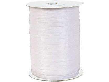 Paper Raffia Ribbon: Metallic Silver / 1 Pack / 100 yards