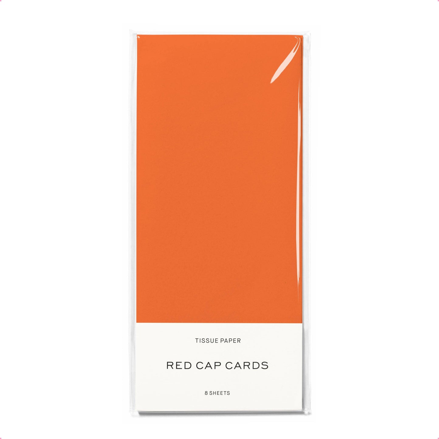 Neon Orange tissue paper - 8 Sheets