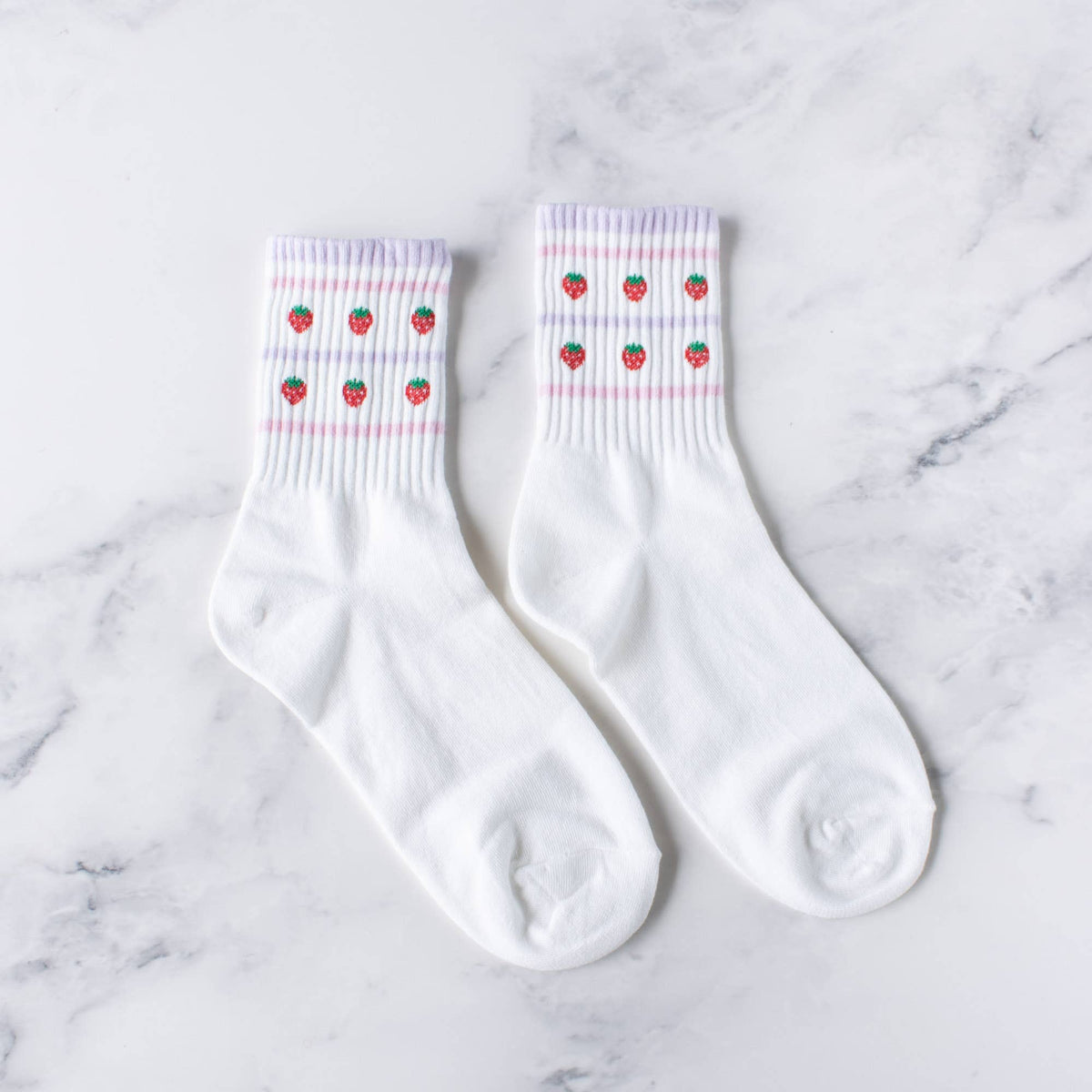 Juicy Fruit Casual Socks: Cherry