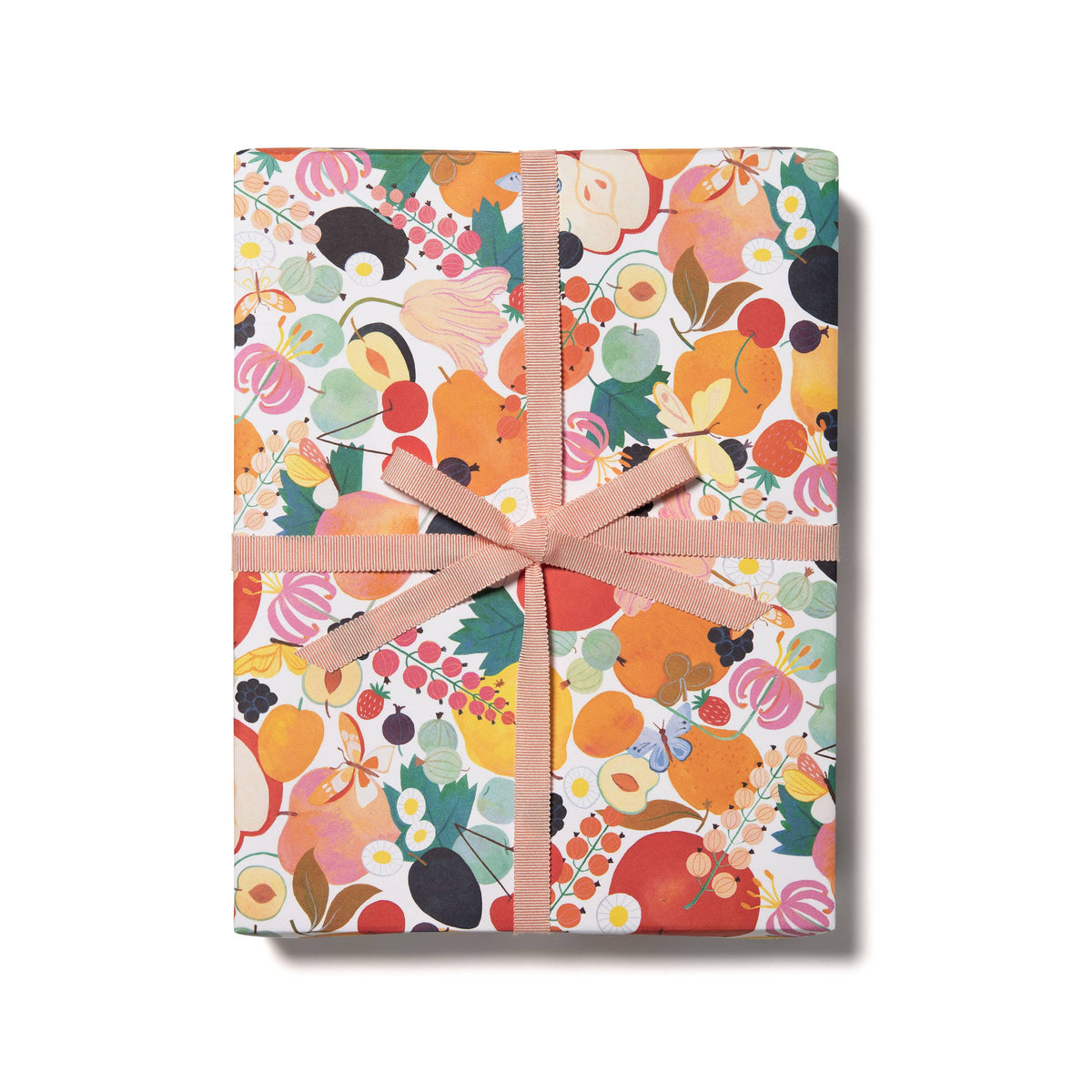 Fruits and Florals wrapping paper: Flat sheets