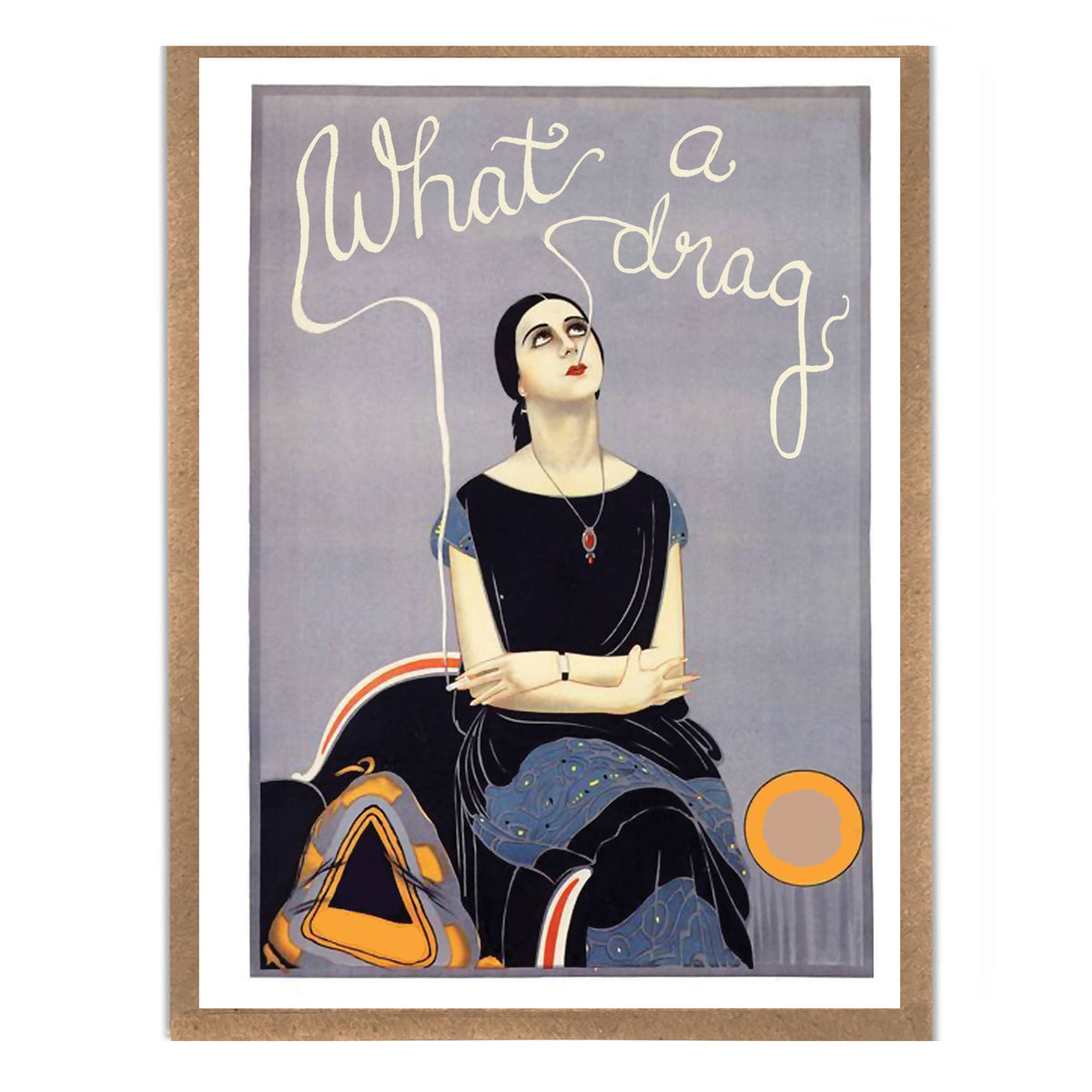 What A Drag - Vintage Style Get Well Card