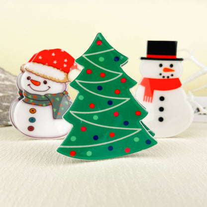 Christmas  Santa Hair Claw Clip,Christmas  tree Hair clip: B20-1-20
