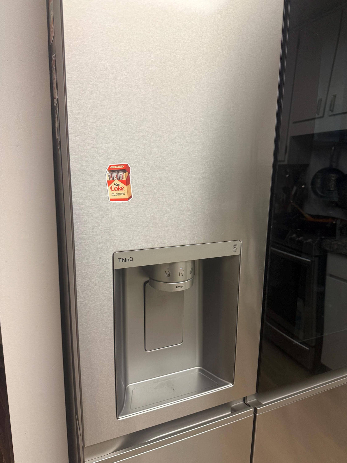 Diet Coke Fridge Cigs Sticker - Matte Vinyl: Vinyl sticker