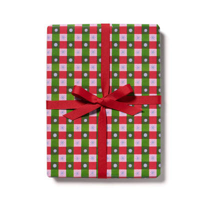 Holiday Checker 10 ft wrap roll: 10 ft Roll