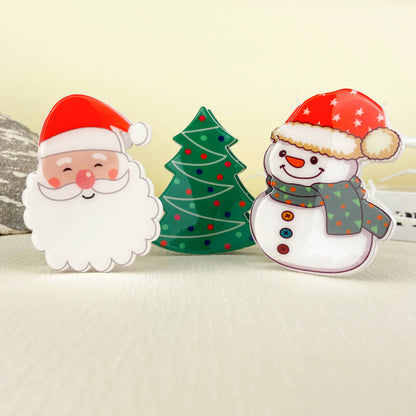 Snowman Hair Clip