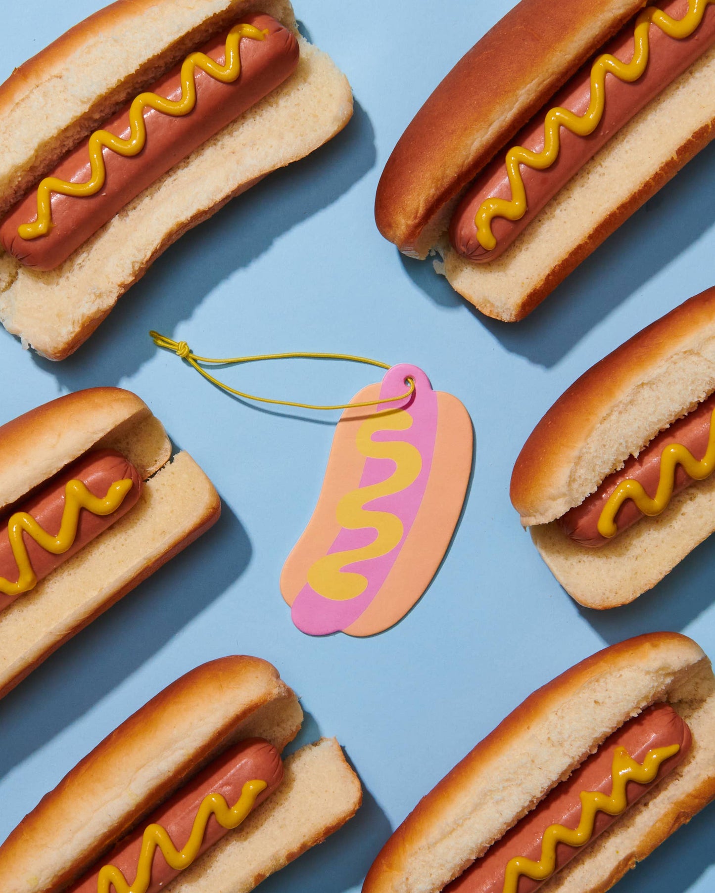 Air Freshener—Hot Dog Summer—Pink Lemonade Scent (Fun, Gift)