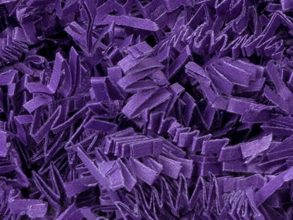 Crinkle Cut Paper Shred Small Packs: 1 Pack / 8 oz Bag / White & Iridescent