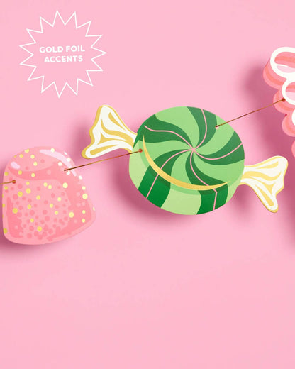 Xo, Fetti x ban.do Candy Banner | holiday garland, christmas