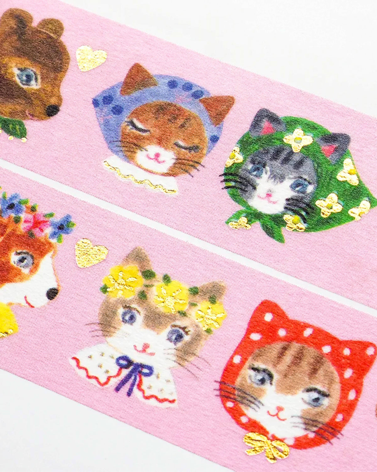 Gold Foil Washi Tape - Niko Niko