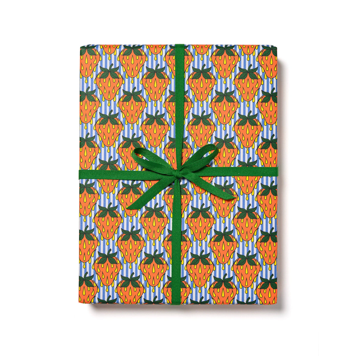 So Many Strawberries wrapping paper: Single
