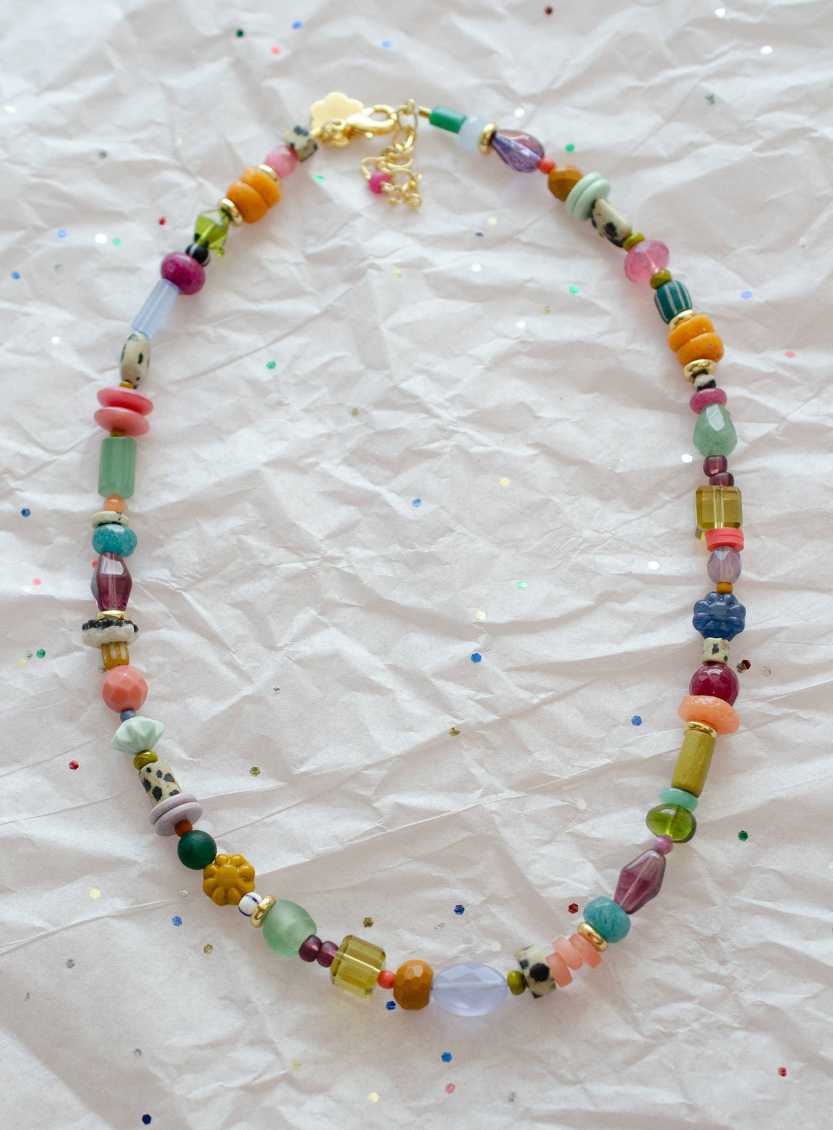 Beaded Colorful Friendship Necklace