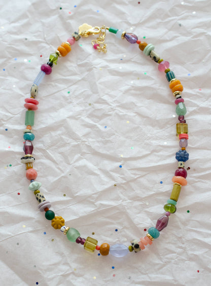 Beaded Colorful Friendship Necklace