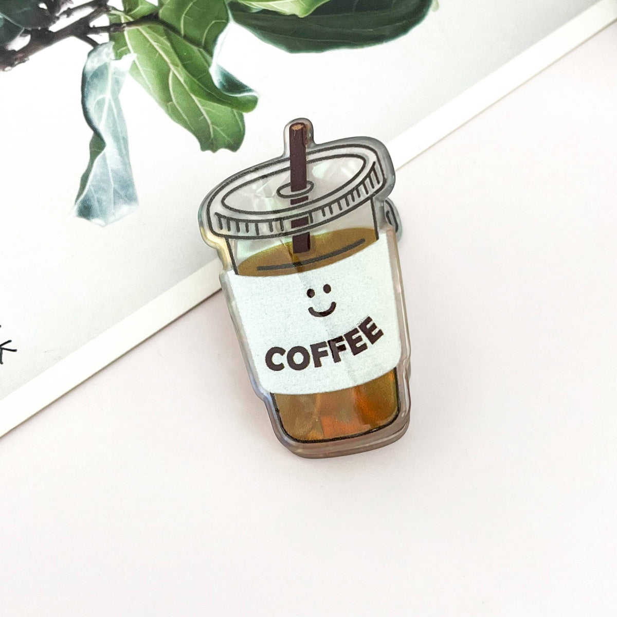 Mini Coffee Muffin Print Claw Clip – Summer Gift: Pretzel