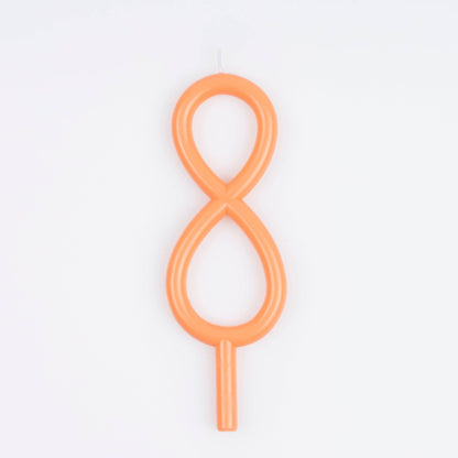 Slim Birthday Candle - 8