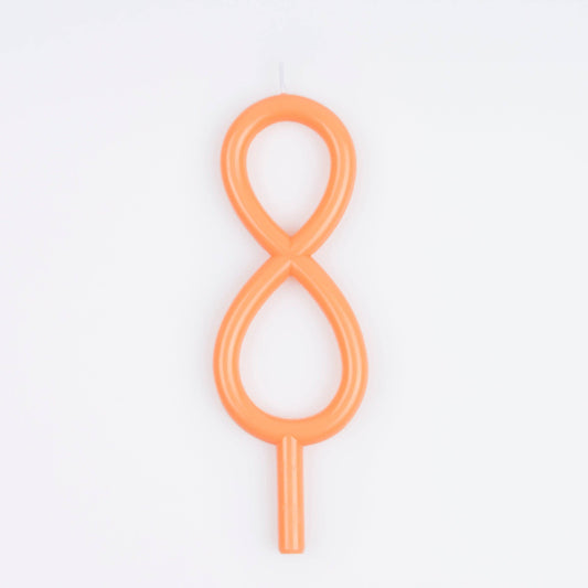 Slim Birthday Candle - 8