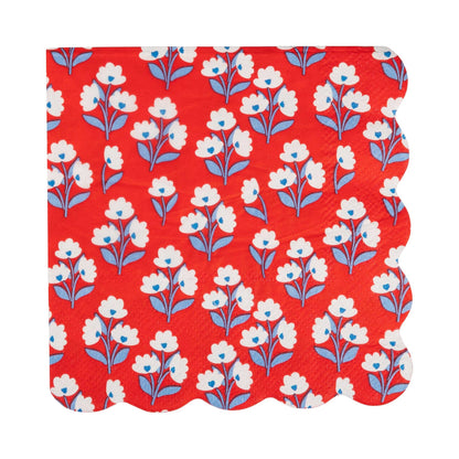 FLO1239 - Floral Cocktail Paper Napkin Set