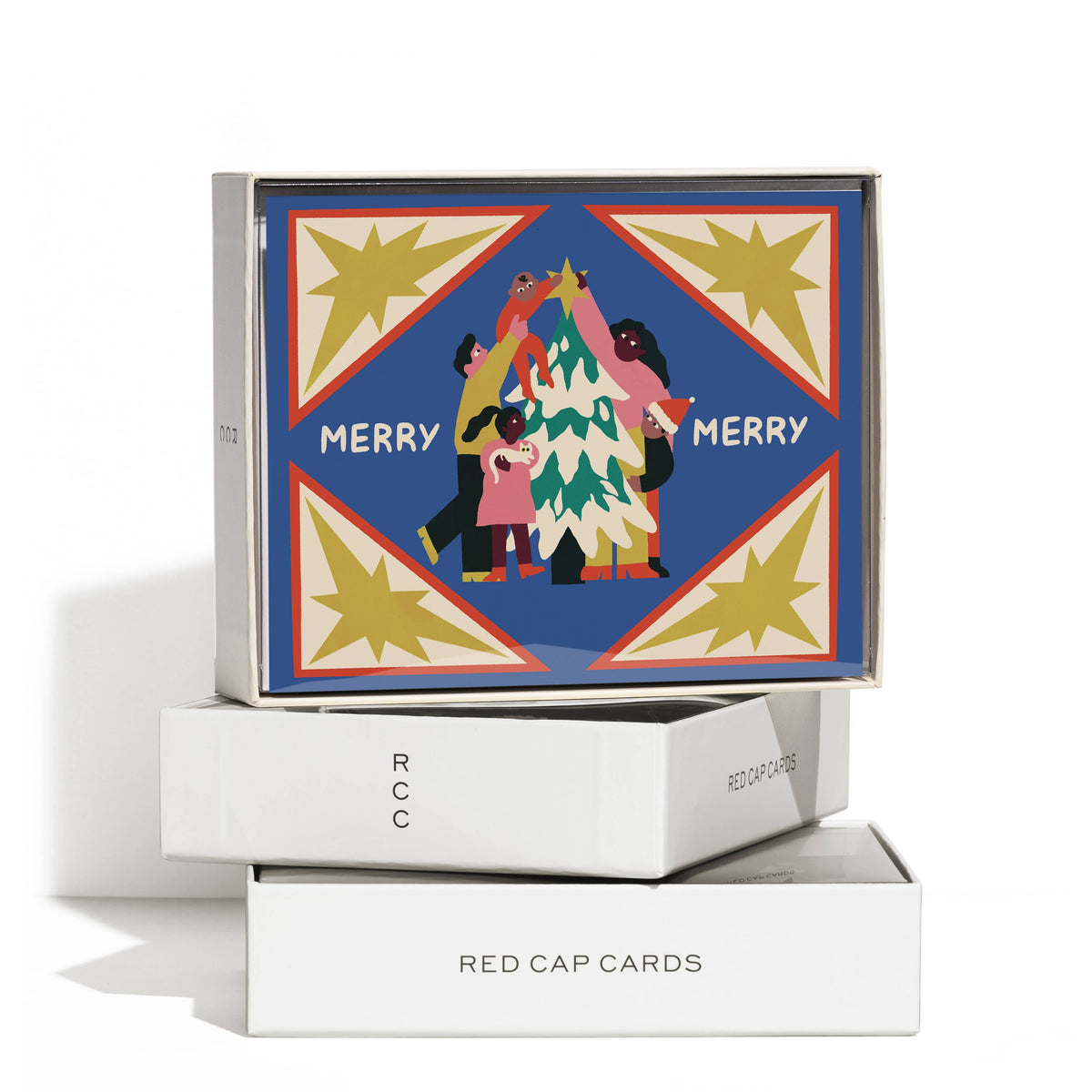 Holiday Merry greeting card: Single