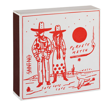 Cowboy Perfect Match | Square - Safety Matches