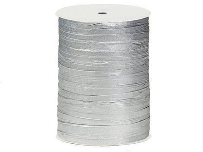 Paper Raffia Ribbon: Metallic Silver / 1 Pack / 100 yards
