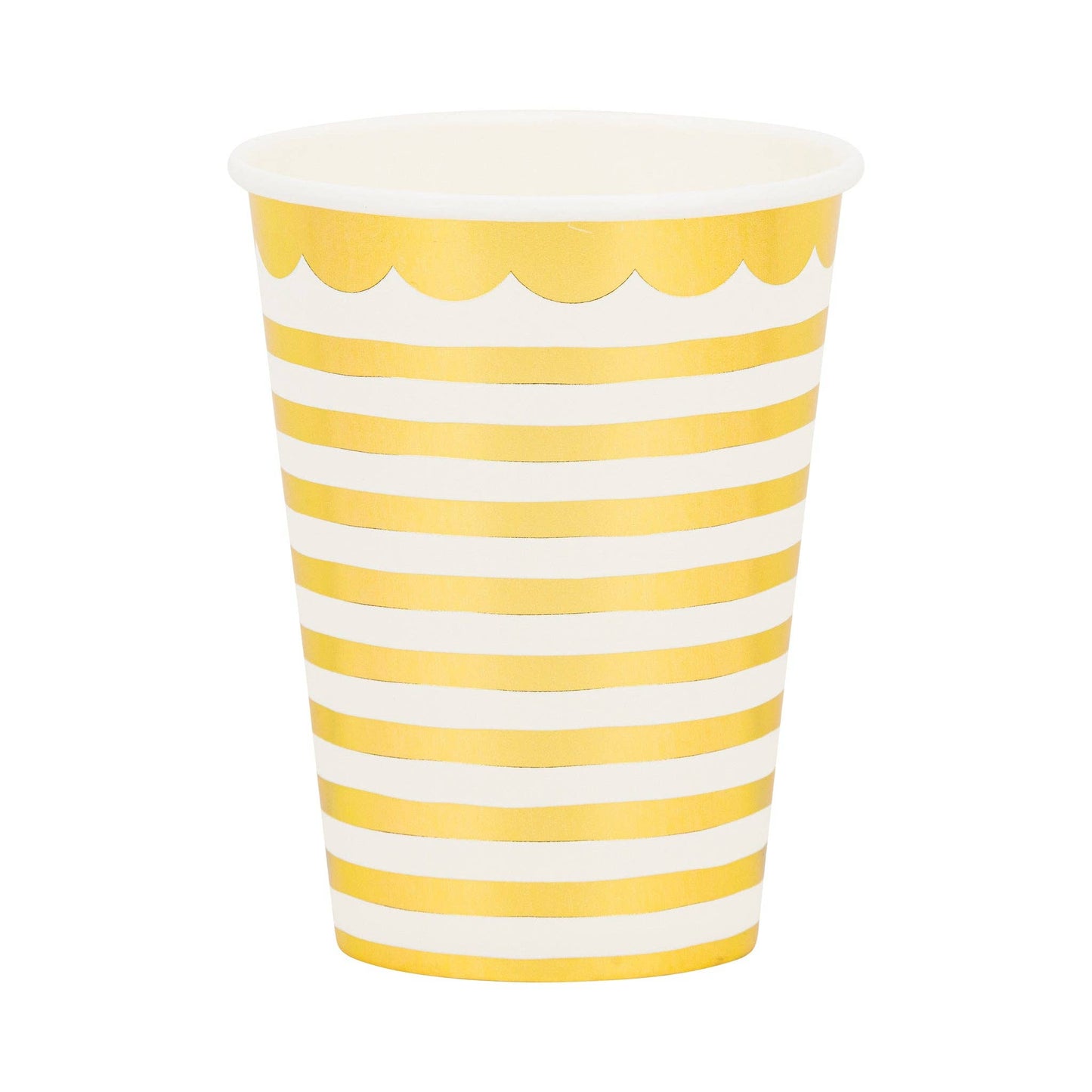 PLGBD10 - Gold Stripes Party Cups