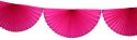 7' Tissue Paper Bunting Fan Garland