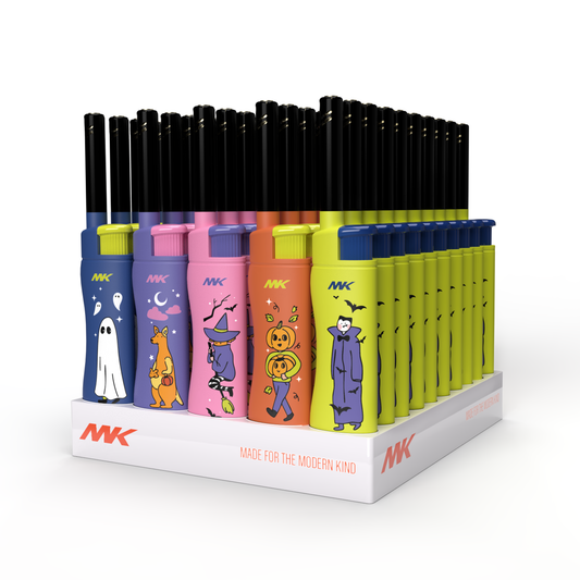 MK Lighter Range Series, Halloween Set, Windproof Flame 50PC