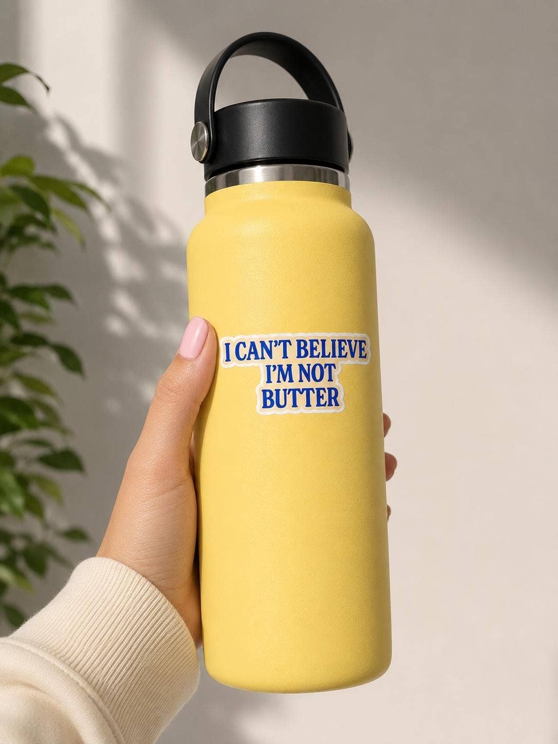 I can’t believe I’m not butter Sticker - Vinyl Dec: Vinyl sticker