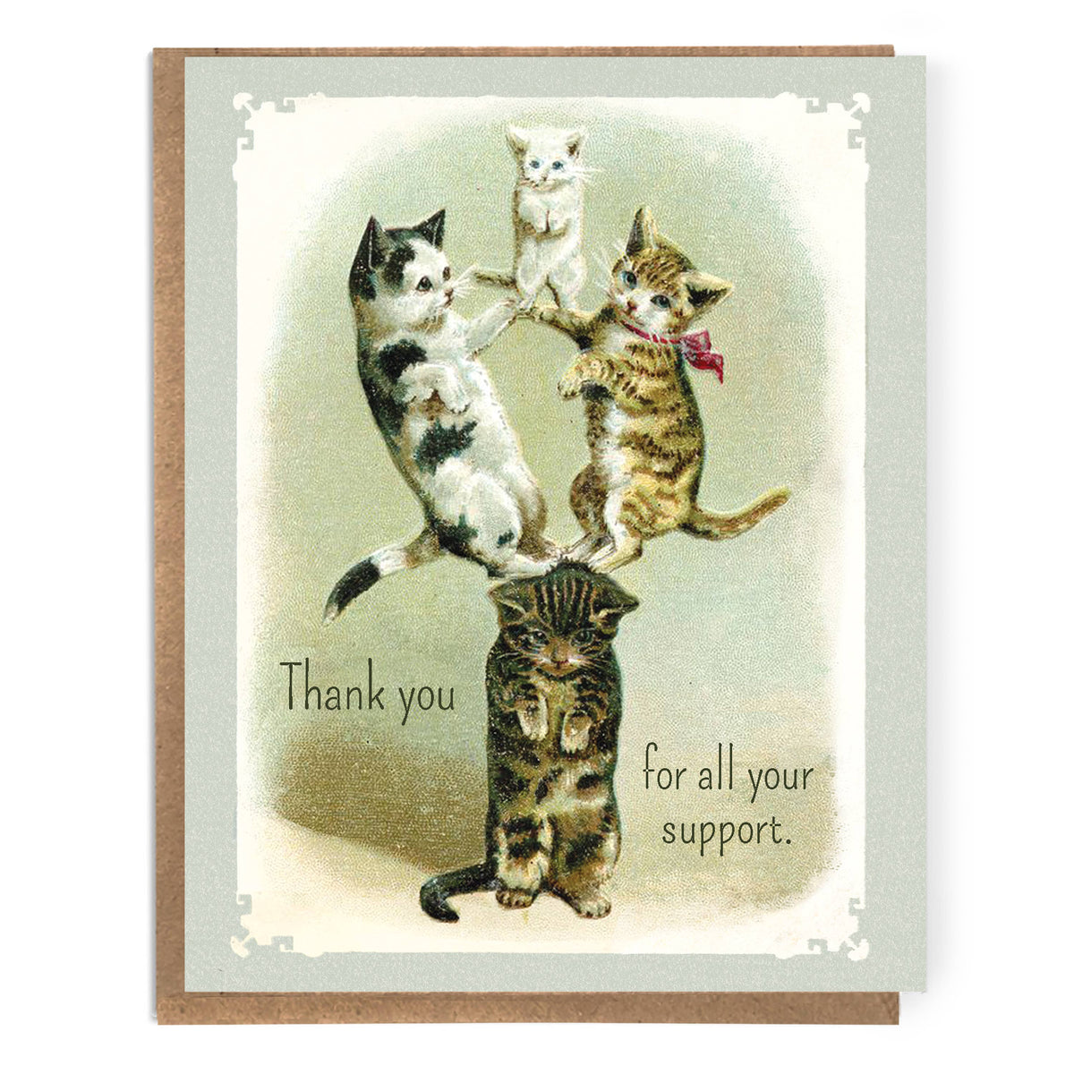 Thank You For All Your Support Vintage Cats