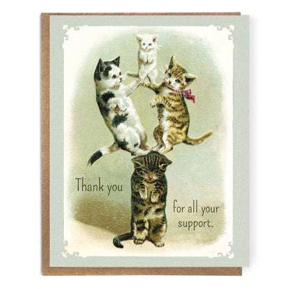 Thank You For All Your Support Vintage Cats