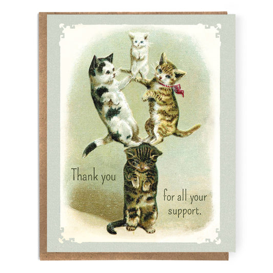Thank You For All Your Support Vintage Cats