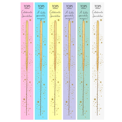 6.75" Wish Sparkler Candle - Gold