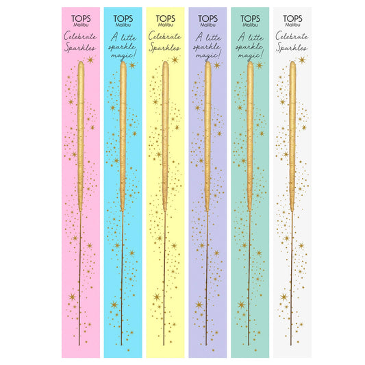 6.75" Wish Sparkler Candle - Gold