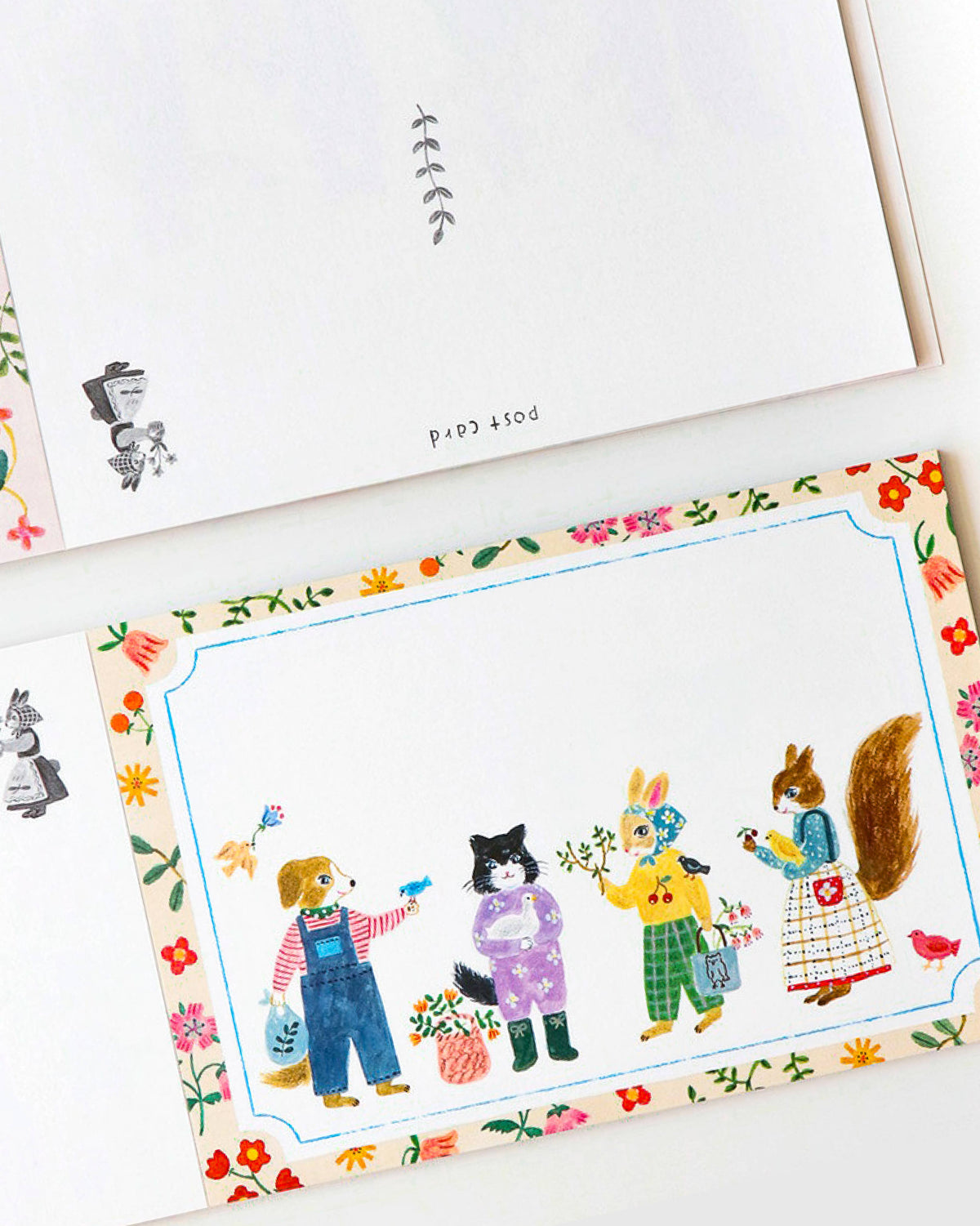 Postcard Set - Little Fluffy Friends