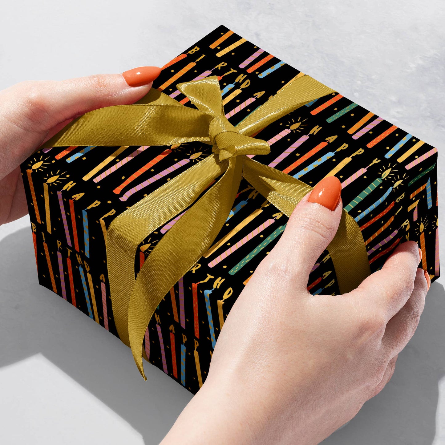 Birthday Candles - Gift Wrap Roll
