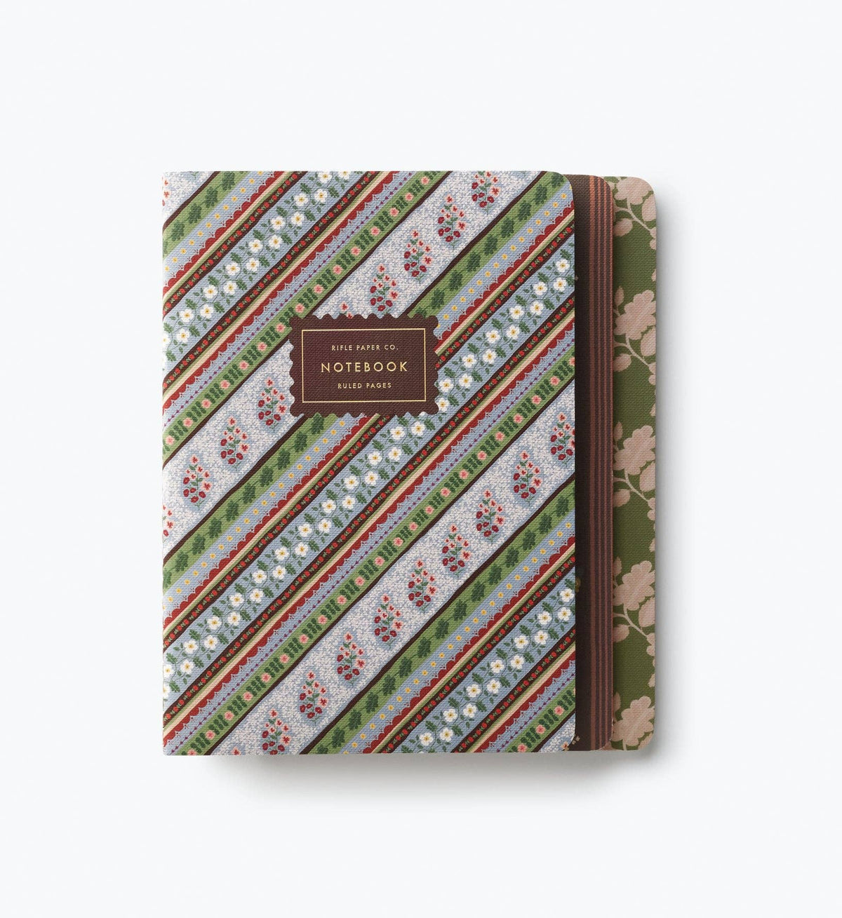 Assorted Set of 3 Paisley Notebooks