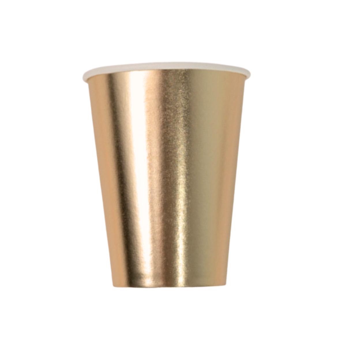 Gold Foil Party Cups (12 oz, Set of 8)