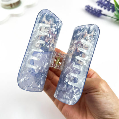 Cat Sardine Tin Print Claw Clip Cute Novelty Style: Pink