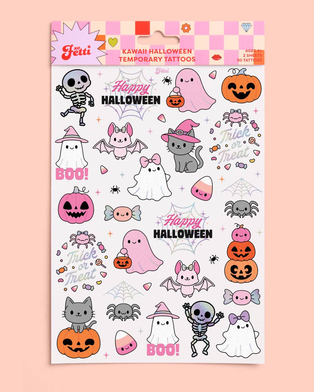Pink Halloween Kawaii 50 Tattoos | kawaii, kids party