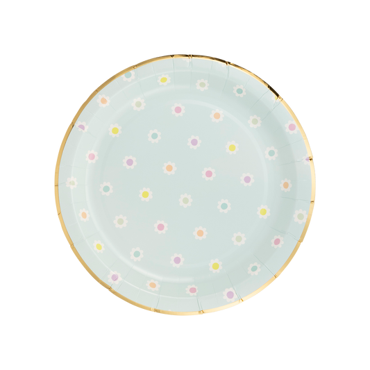 Daisy Dot Paper Plate